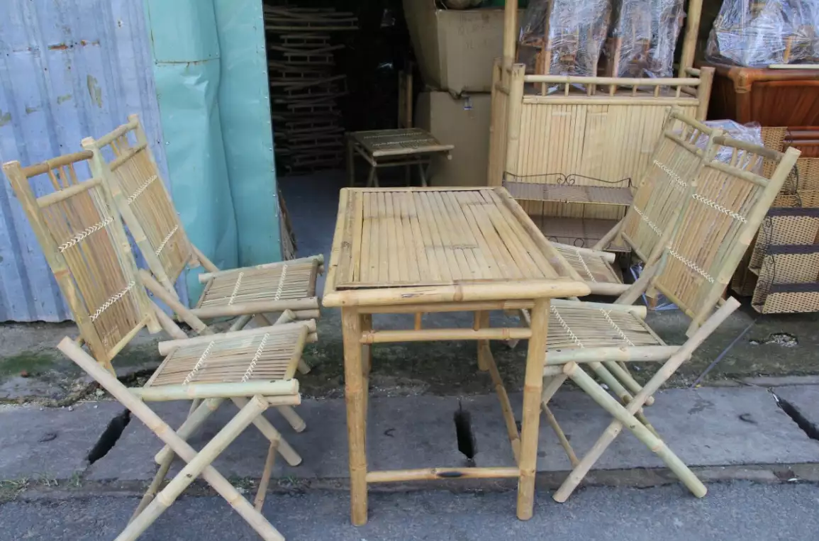 Bàn ghế tre quán cafe giá rẻ tại TPHCM