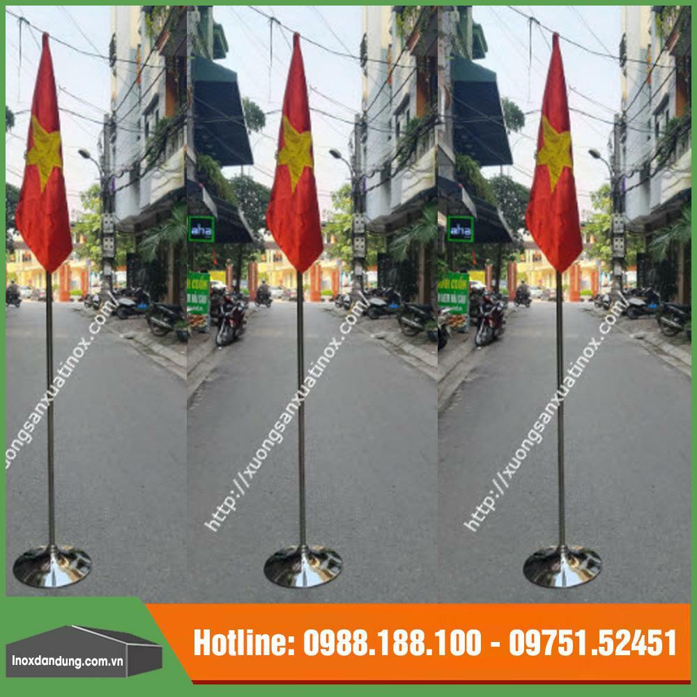 Giá treo cờ inox 201