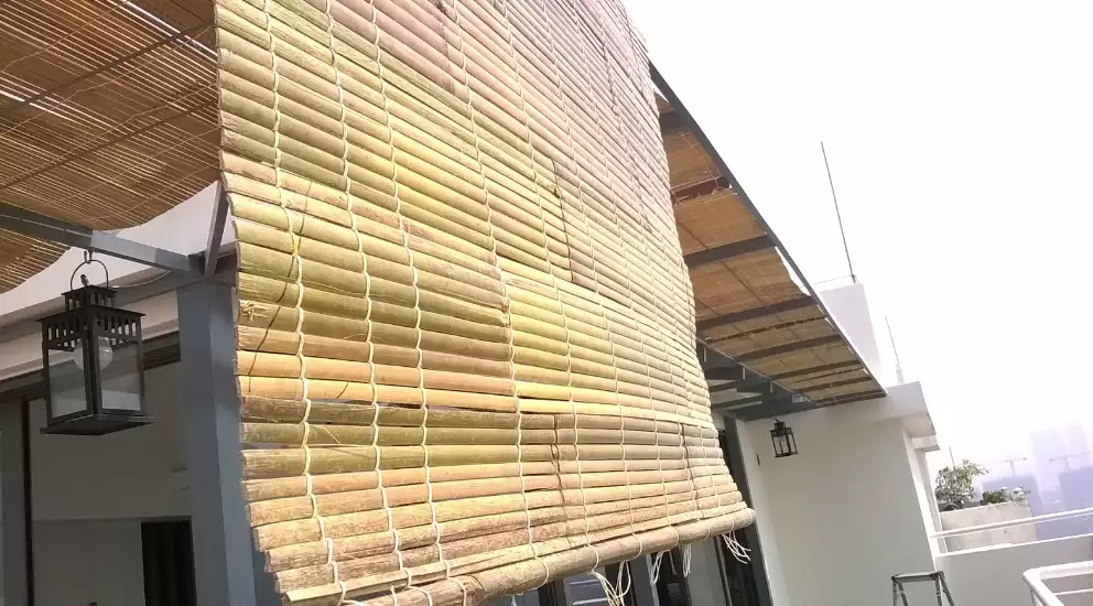 Màn sáo tre trúc che nắng mưa hiệu quả giá rẻ tại TPHCM