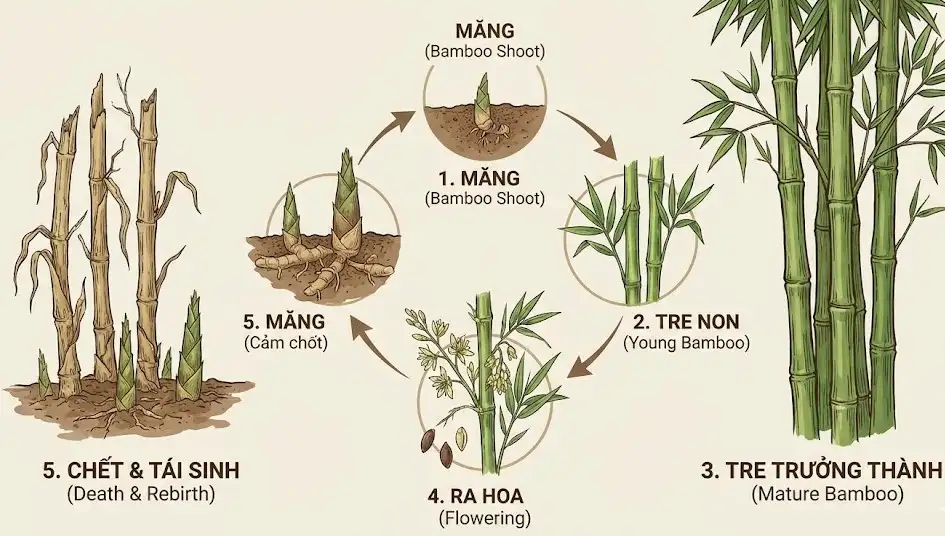 Chu Kỳ Sinh Trưởng Của Tre