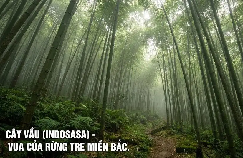 Cây vầu (Indosasa) - Vua của rừng tre miền Bắc